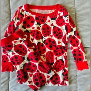 Little Sleepies Baby Girl 2 Piece Long Sleeve Pajamas- 18-24 M- Love Bug